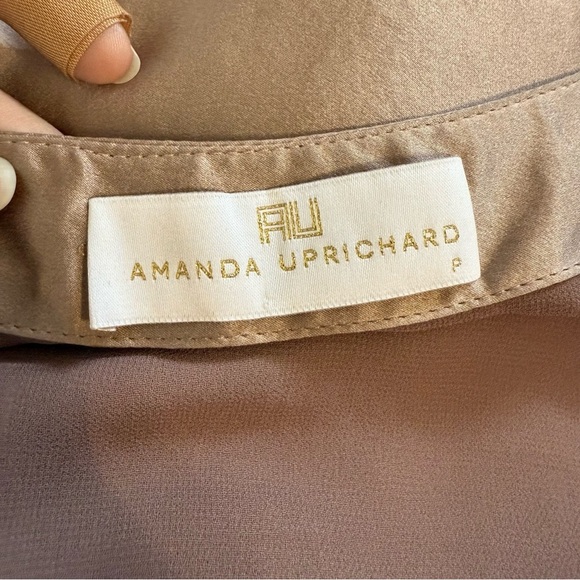 Amanda Uprichard Light Pink 100% Silk Tibi Mini Dress Size Small - Picture 6 of 12